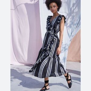 NWOT Apiece Apart Midi Wrap Dress Size 0